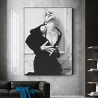 Современный актер Мадонна сексуальная женщина холст художественные плакаты и печать черный белый холст настенные картины Домашний Декор Модульная картина