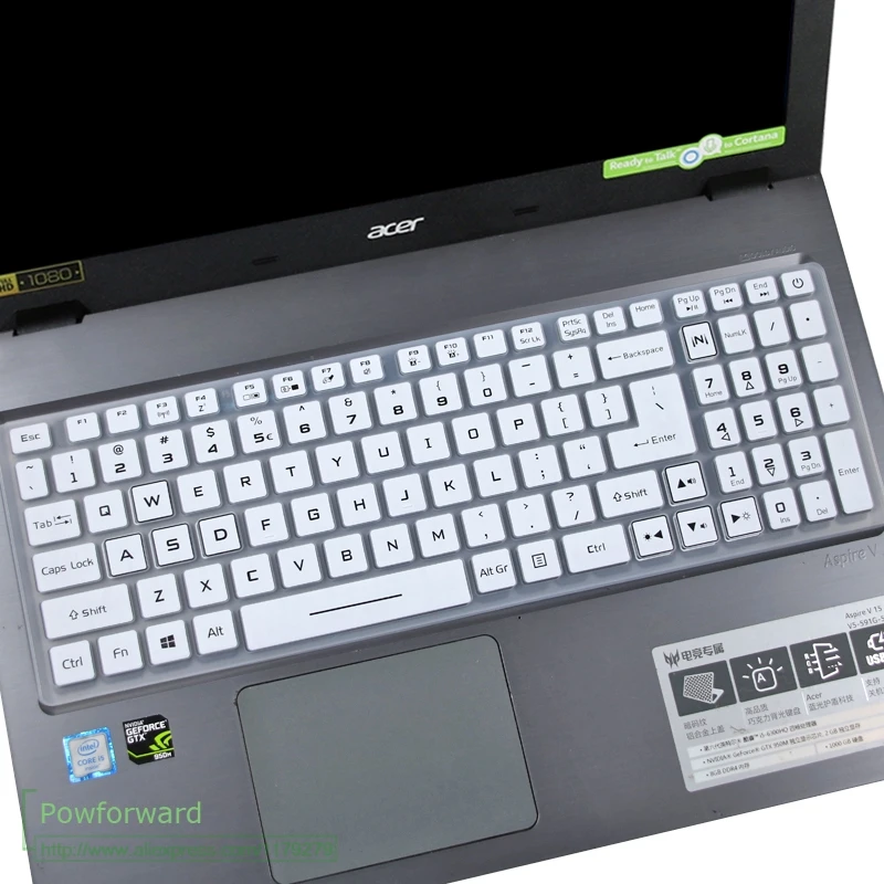 Клавиатура протектор кожного покрова для 15,6 ''acer Aspire VX5-591G Хищник Helios G3-571 деталь нитро-двигателя Himoto Redcat AN515-51 AN515-52 AN515-53 AN515-42