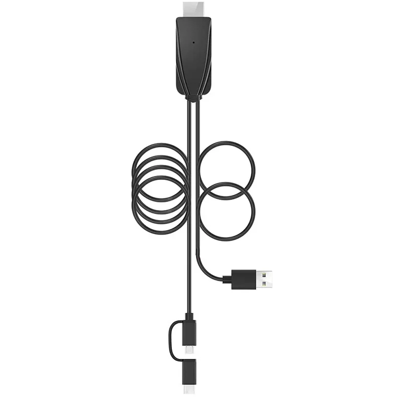 2 в 1 Тип USB C/Micro для подключения кабеля HDMI 6.6Ft MHL к адаптер всех смартфонов на базе