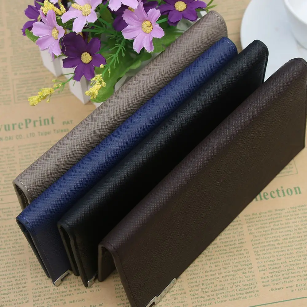 Горячая Распродажа Новый мужской роскошный кожаный кошелек ID держатель для карт