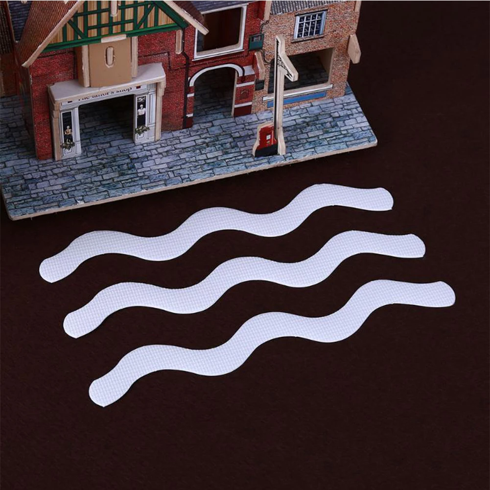 12pcs Bathroom Transparent Home Pad Bath Strip Mat Safety Anti Slip Tape Flooring Waterproof Stair Baby Walking Grip Stickers | Дом и сад