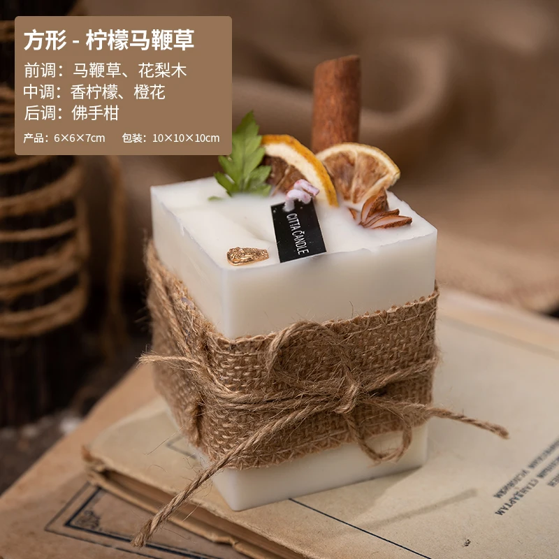 

Nordic Creative Candles Christmas Party Handmade Aromatherapy Bedroom Lightings Candles Velas Aromaticas Home Decor DB60LZ