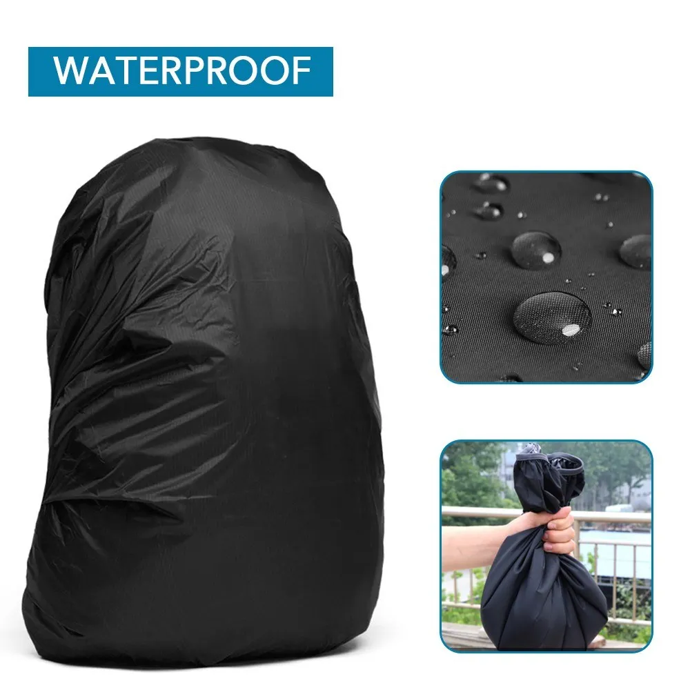 

Waterproof Backpack Cover 30-45L Adjustable Bag Rain Cover for Cycling Hiking Camping Traveling