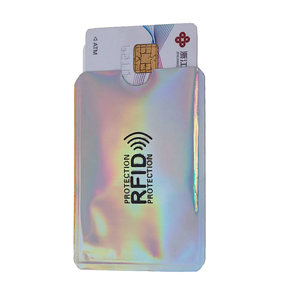 

Anti Rfid Wallet Blocking Reader Lock Bank Card Holder ID Bank Card Case Protection Metal Credit NFC Holder Aluminium