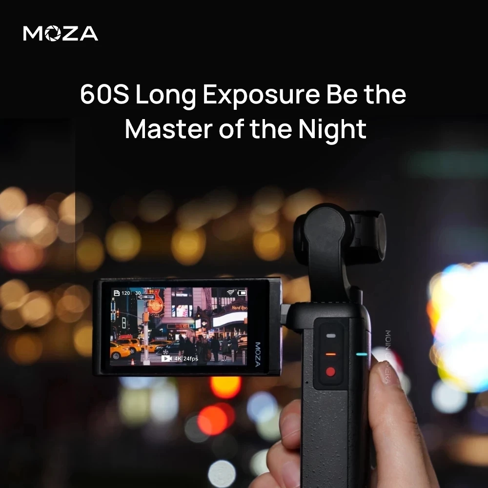 MOZA MOIN Карманная камера s 3-Axis Gimbal 4K HD встроенное управление Wi-Fi 120 широкий угол
