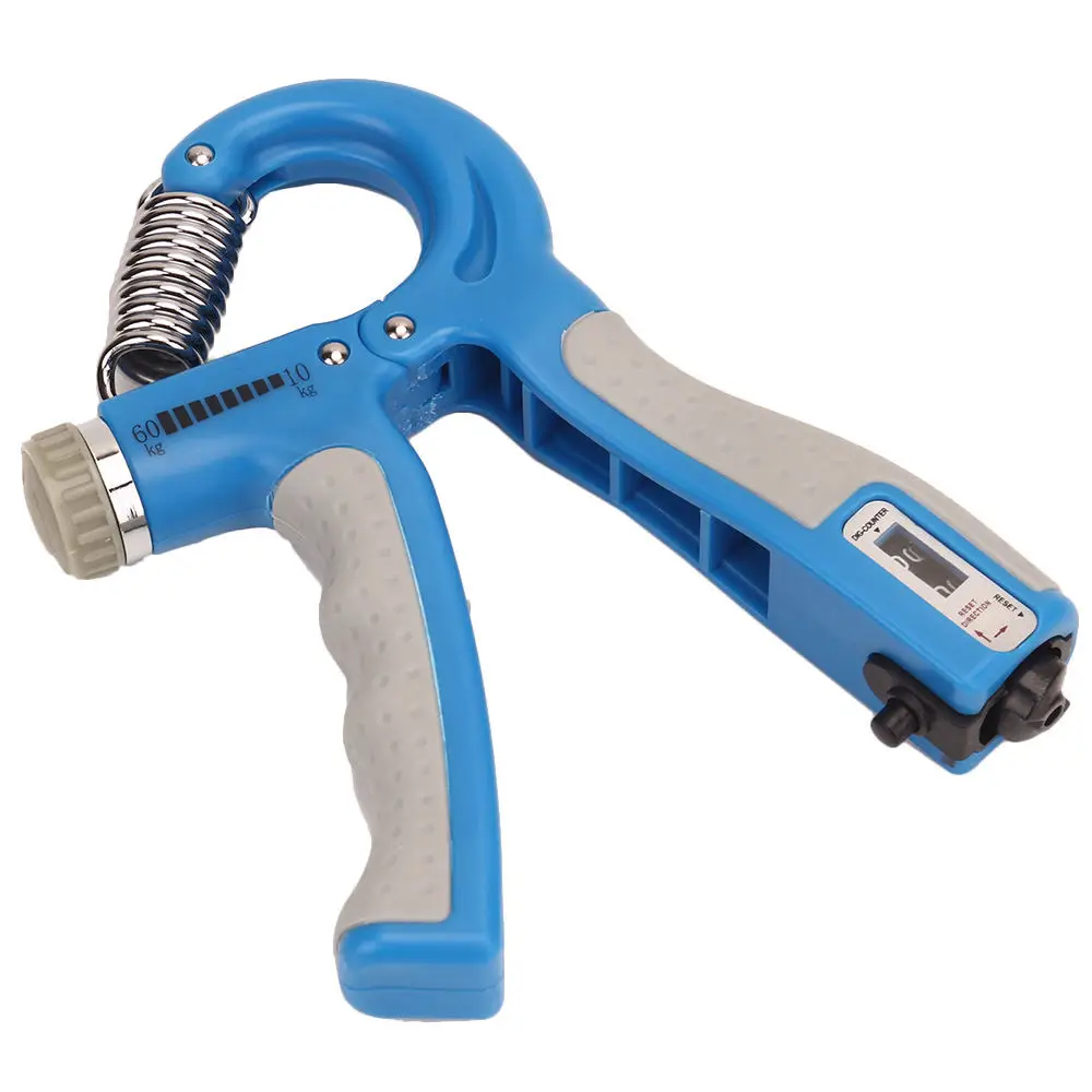 

R-Shape Hand Grips Adjustable Countable Hand Grip Strength Exercise Strengthener Gripper Spring Finger Pinch Carpal Expander