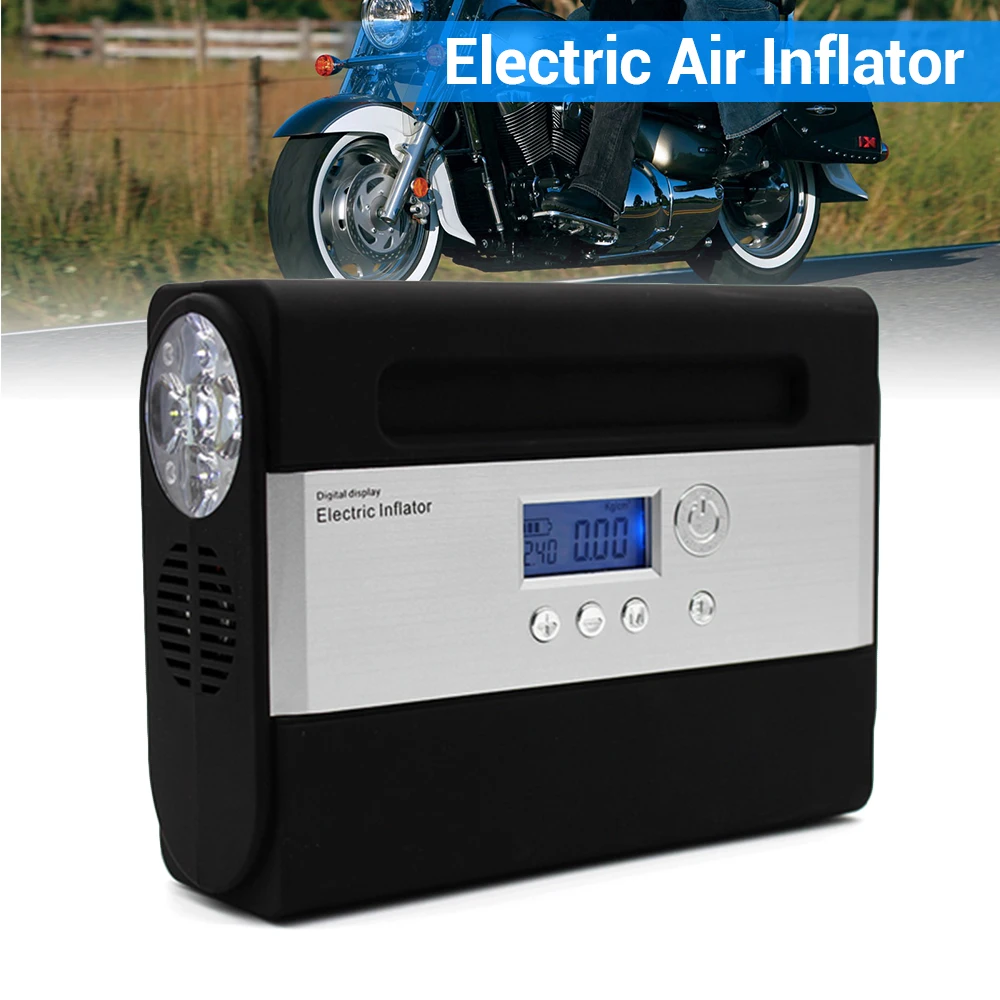 Портативный Автомобильный Электрический компрессор 12 В постоянного тока
