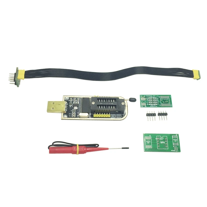 Программатор адаптера CH341 + зажим SOP8 с кабелем адаптер 1 8 в | Электроника