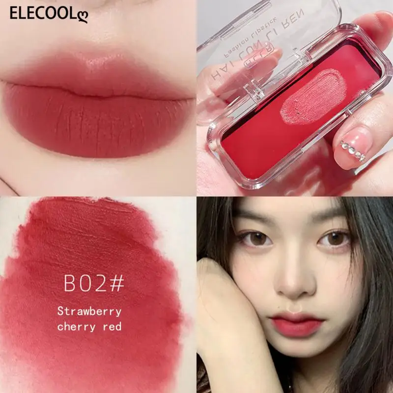 

Губная помада ELECOOL бархатный матовый блеск для губ стойкая водостойкая жидкая помада для губ и щек двойного использования нюдовый натураль...