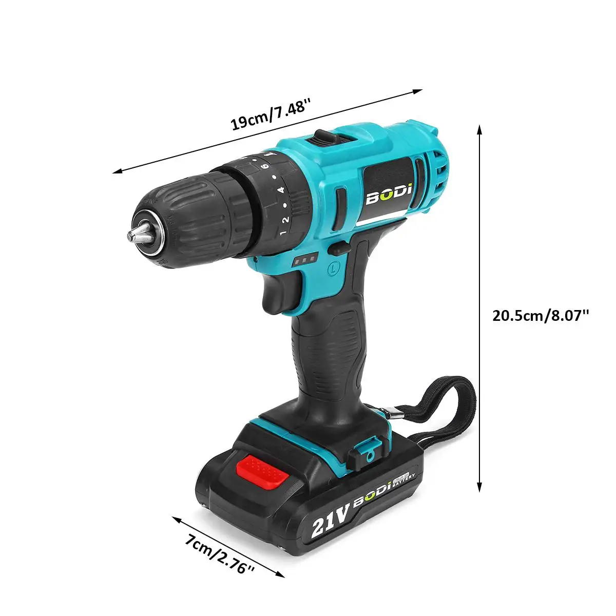 

21V Double Speed LED Light Electric Screwdriver Cordless Drills Wireless Rechargeable Battery Driver Parafusadeira Power Tool