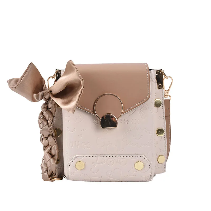 

Women's Bags 2021 Summer European and American Shoulder Bags Messenger Bags Embossed Colored Mobile Phone Small Square Bag totes