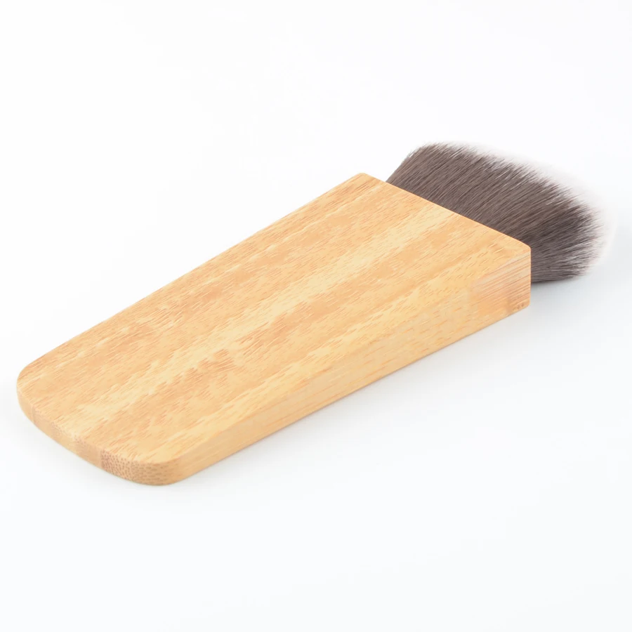 1 шт. T2 кисть для пудры макияжа плоские многофункциональные кубики бамбуковая