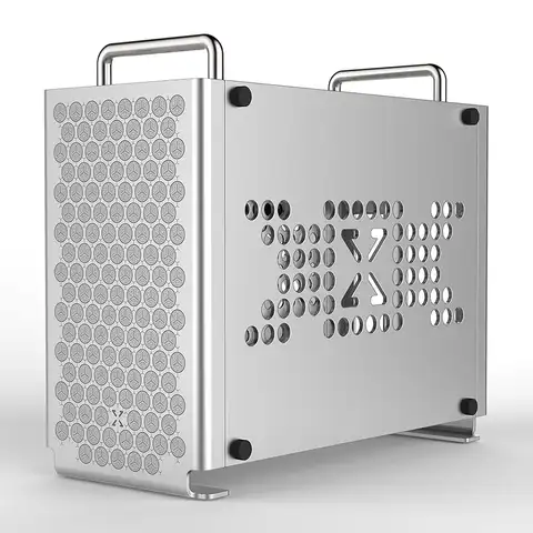 Чехол ZZAW Braveman B2 Mini ITX, микро Настольный ПК, корпус из алюминиевого сплава 2021 с установкой «сделай сам» для игр и домашнего использования