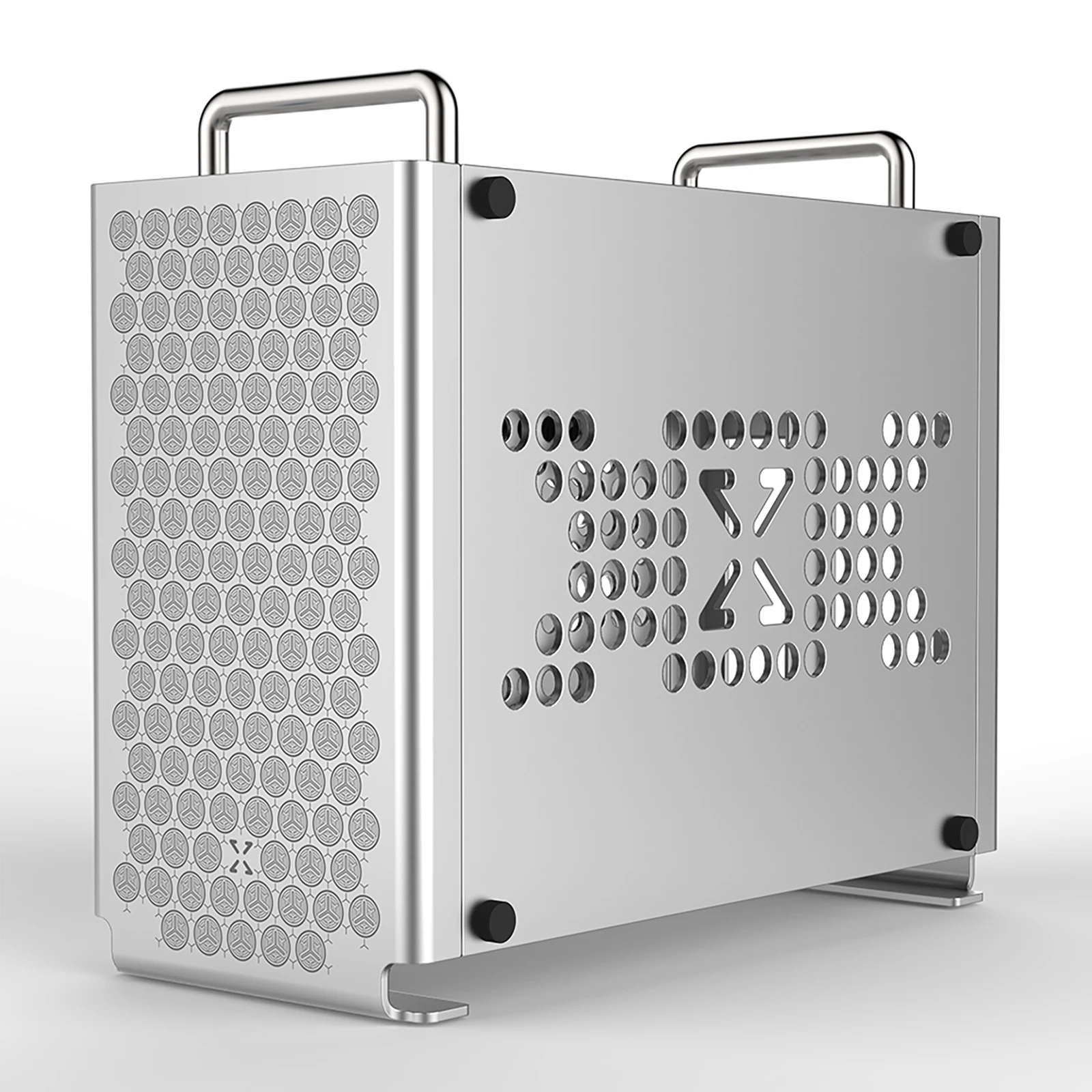 Чехол ZZAW Braveman B2 Mini ITX микро Настольный ПК корпус из алюминиевого сплава 2021 с
