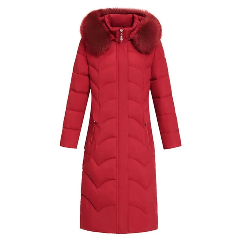 2019 плюс размер L-8XL зимние парки женские х-длинные пуховые хлопковые куртки