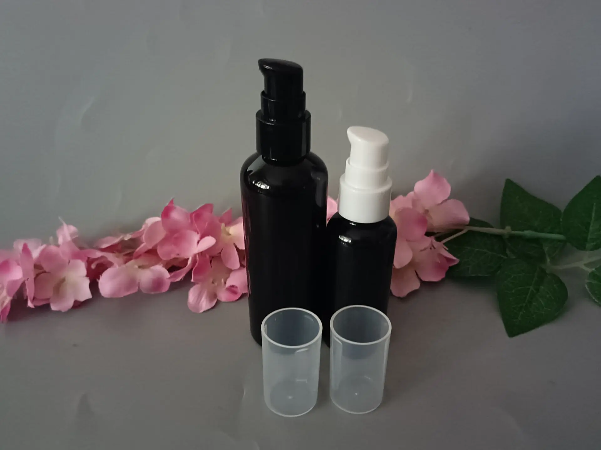 

50pcs 50ml 100ml Black Color Plastic Lotion Cream Pump Bottle Black PET Cosmetic Container Pot Shampoo Bottle