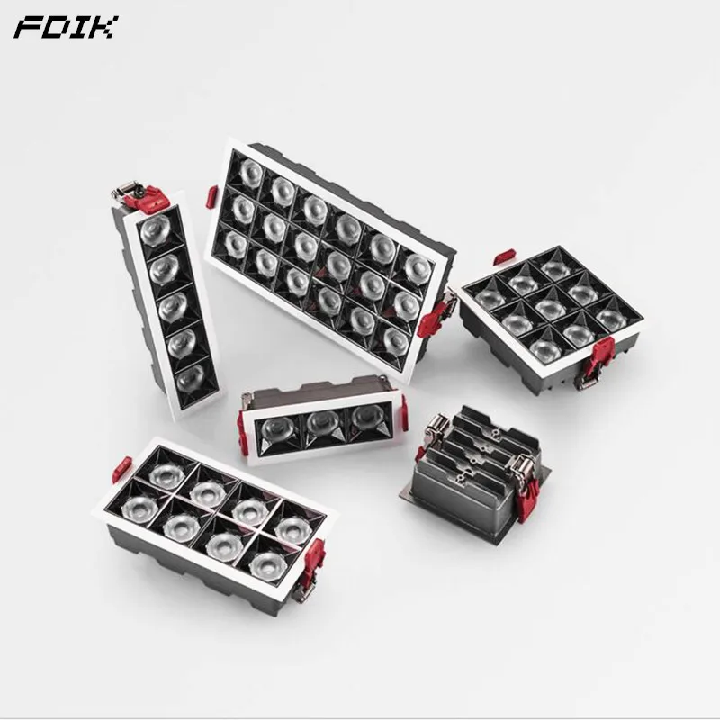 Новый дизайн квадратные встраивасветодиодный светодиодные светильники 6 Вт/10