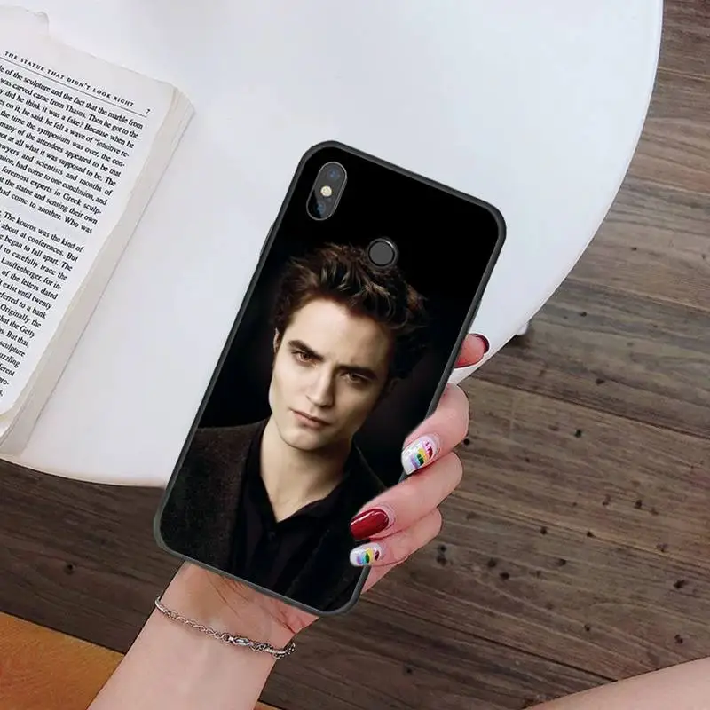 

Robert Pattinson Twilight Vampire Phone Case For Xiaomi Redmi note 7 8 9 t k30 max3 9 s 10 pro lite Anti-fall protective funda