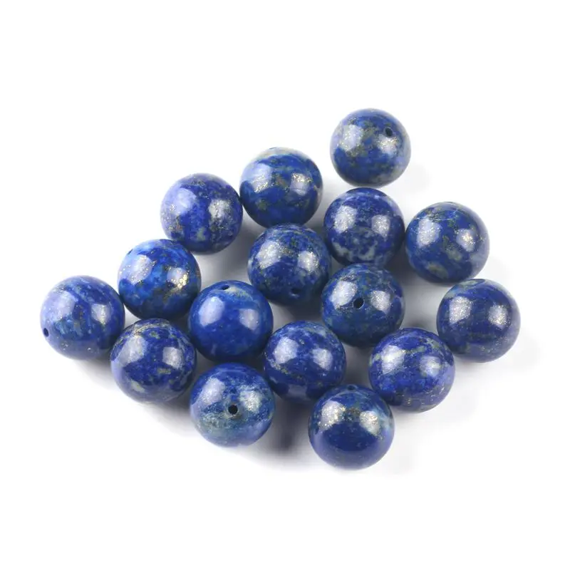 AOFEI натуральный ювелирный камень лазурит никогда не теряет цвет круглые бусины DIY