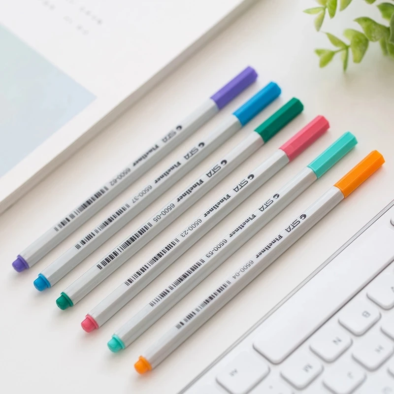 Цветная ручка Fineliner 0 4 мм 60 разных цветов Микронная игла цветная чернильная