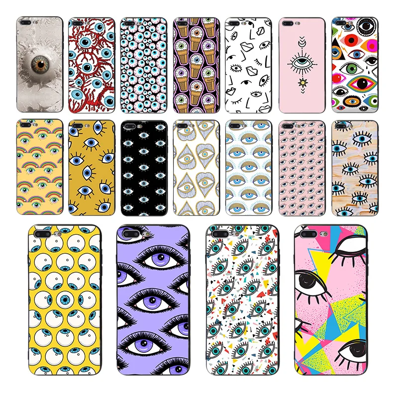 

Aesthetic Wallpaper Eyes Phone Case For iphone 11 Promax 5 5S SE 6 6s 7 8plus X XS XR MAX SE2020 Soft TPU Back Cover Shell Coque