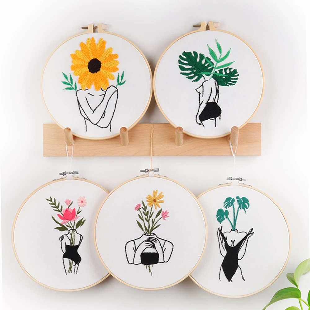 Female Growth / Feminist Hoop Art Embroidery Kit Gift Stitching Modern for Beginner | Дом и сад