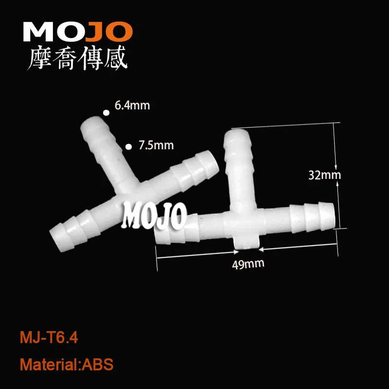

2020 Free shipping!! MJ-T6.4ABS Water hose connector (10pcs/lots)