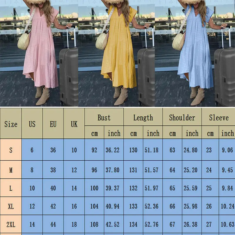 Винтажное женское одноцветное без рукавов Бохо С v-образным вырезом хлопок