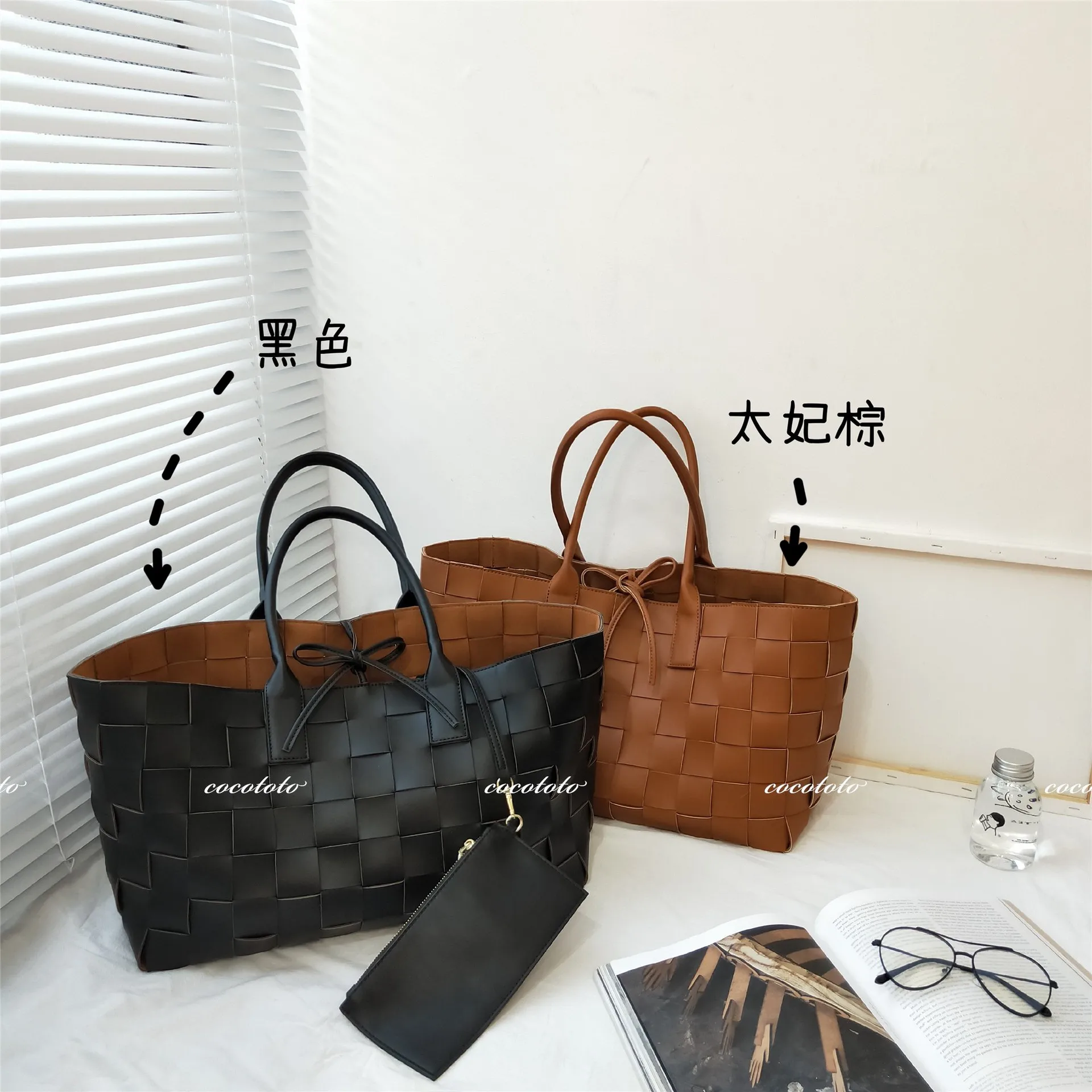 Новая кожаная сумка с плетением для отдыха на ремне Осень зима 2019 Повседневная