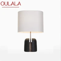 oulala nordic simple table lamp retro modern led desk lighting decorative for home bedside