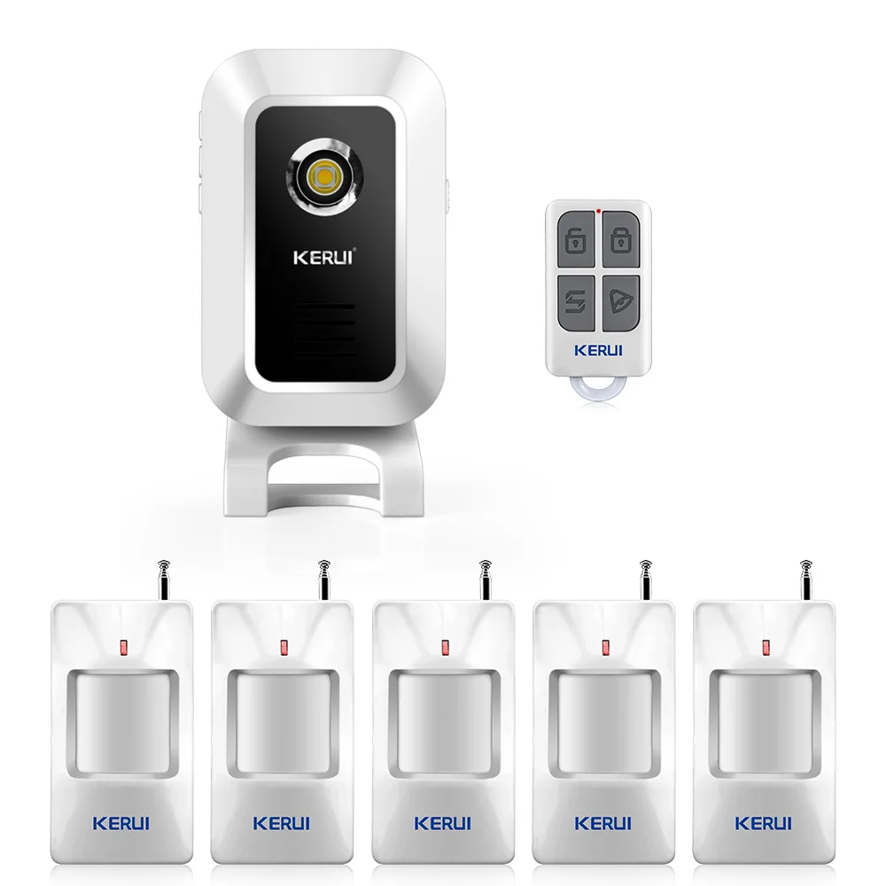 Беспроводной охранный стробоскоп KERUI M7 сигнальный дверной звонок 32 музыкальных