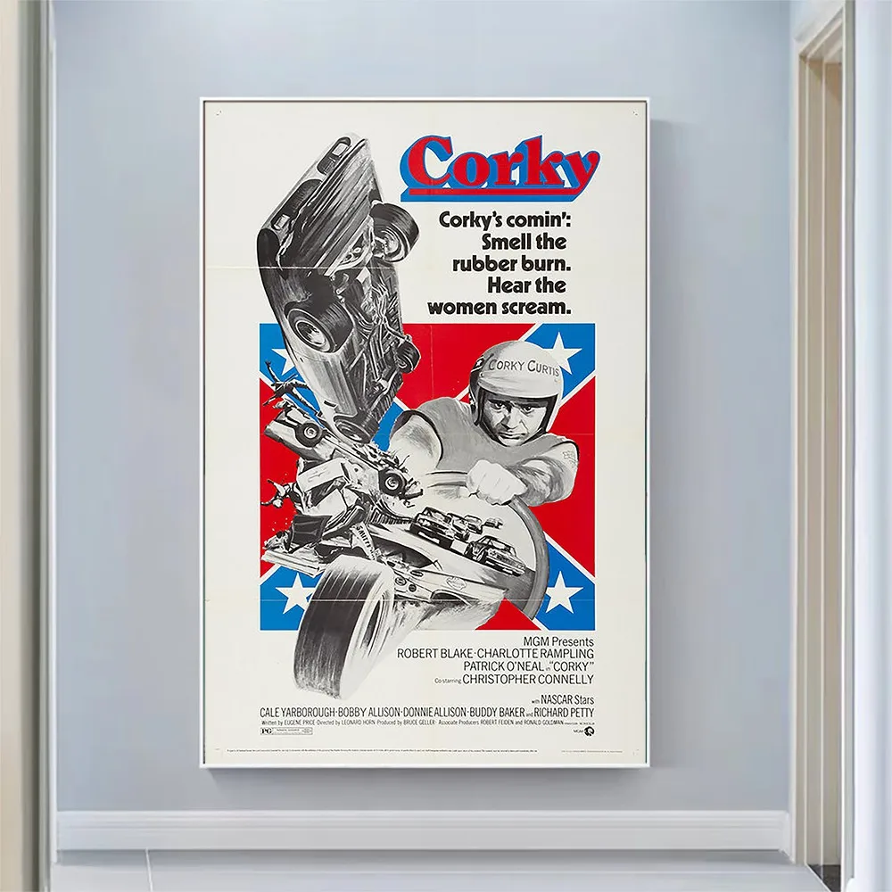 

V2602 Corky Vintage Classic Movie Wall Silk Cloth HD Poster Art Home Decoration Gift