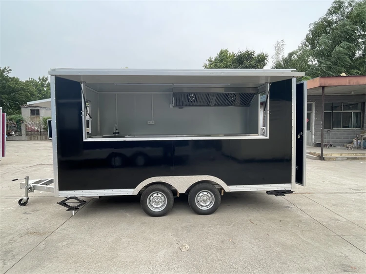 Быстрая доставка Мобильная тележка для быстрого питания длиной 4 м кухонные