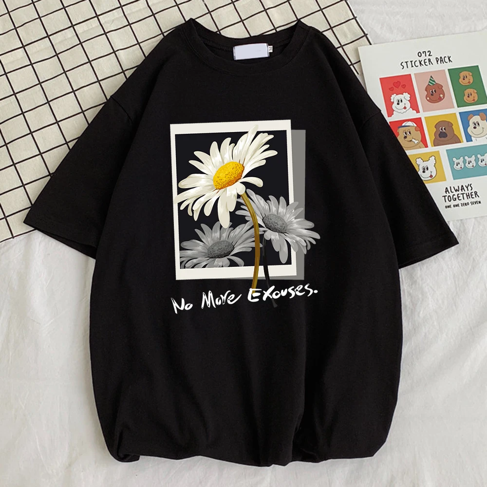 

Мужские футболки с принтом красивых цветов хризантемы, крутая свободная футболка, графическая Винтажная футболка, забавный мужской топ бол...