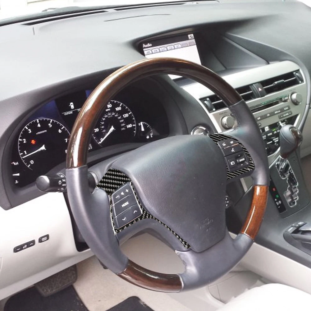 

Наклейки на руль для левого руля 2010-2012 Lexus RX350 RX450, 2 шт.