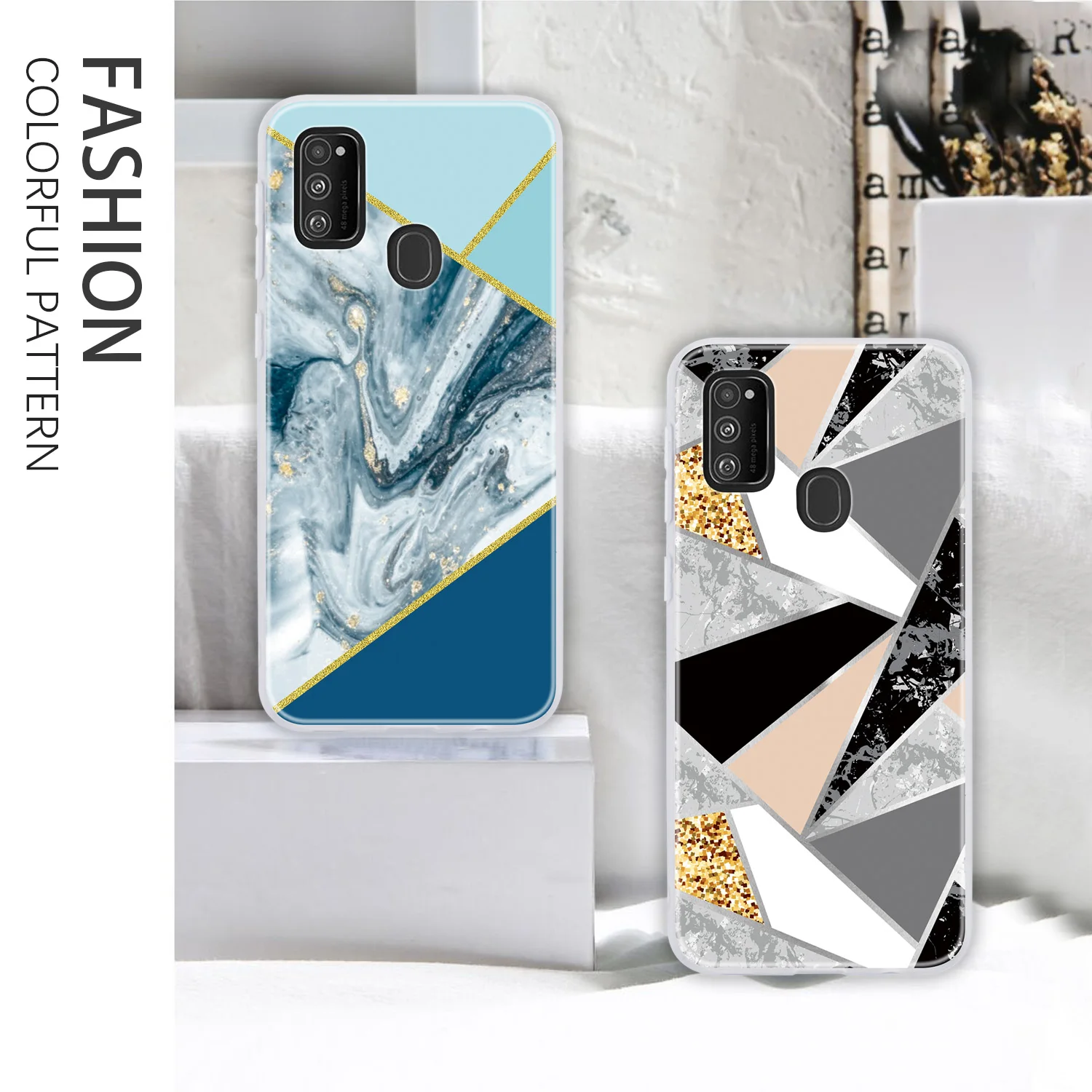 M30S полупрозрачный чехол с листьями для funda samsung Galaxy telefoon Note 10 Pro Мягкий силиконовый