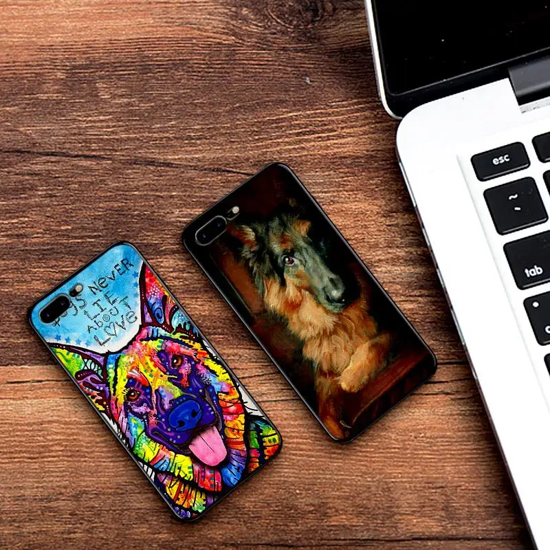 German Shepherd FOR Xiaomi mi 9T A3 PRO MI 6X MIX 2S 3 F1 9 CC9E CC9 8 A2 LITE SE Phone Back Cover Gift | Мобильные телефоны и
