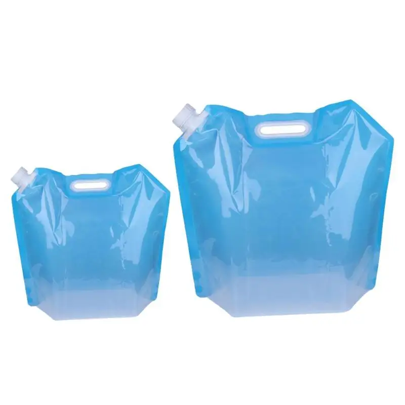 Foldable Water Storage Container PVC Portable Outdoor Camping Water Carrier Bags Environmentally Friendly Foldable Reusable