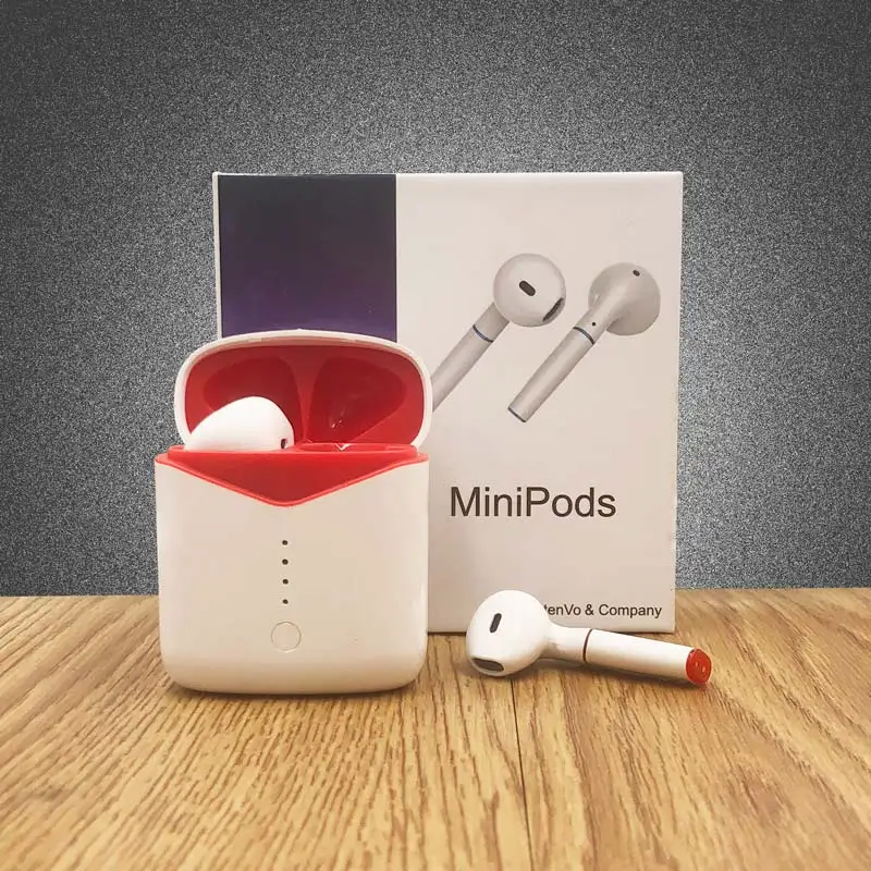 Беспроводные bluetooth-наушники MiniPods 9D супер звук Flypods мини bluetooth-гарнитура наушники PK