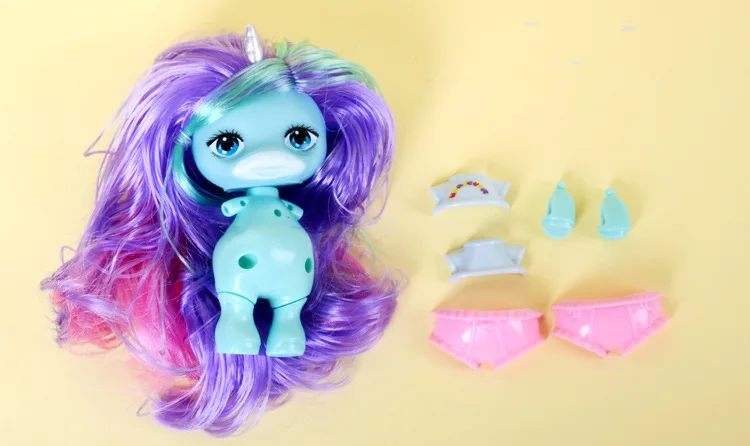 Baby reborn original doll with bottle poopsies unicorn silcone slime dolls figures toys bjd sex doll for children girl gift