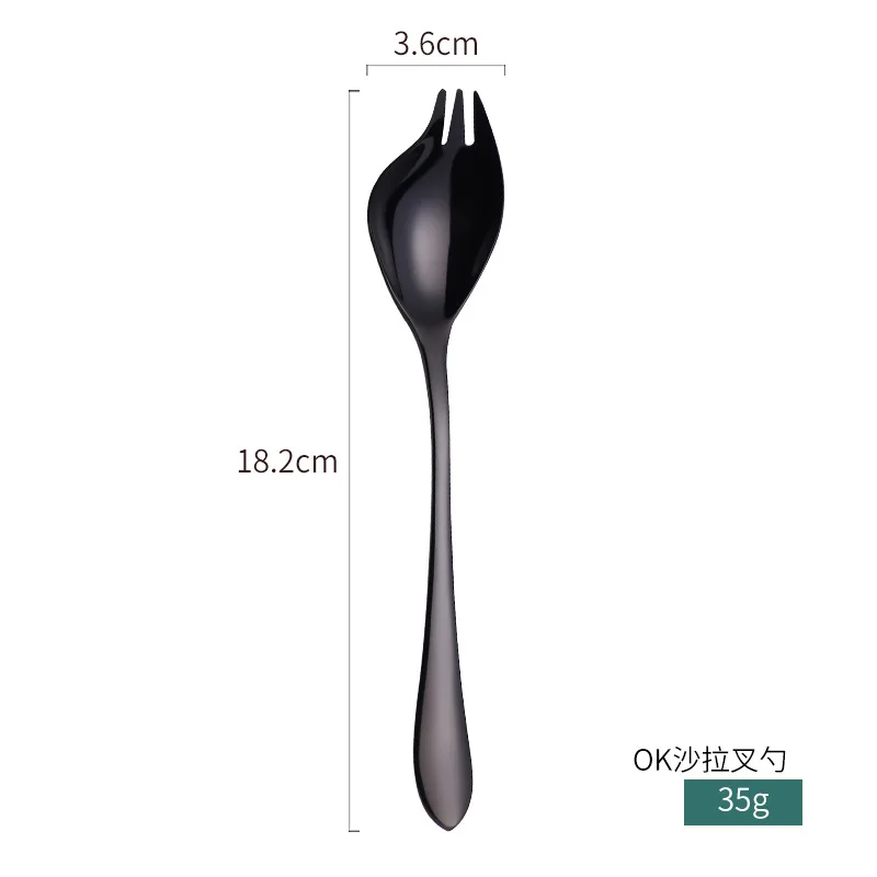 304 нержавеющая сталь Вилка для салата Ложка ложка и вилка | Дом сад