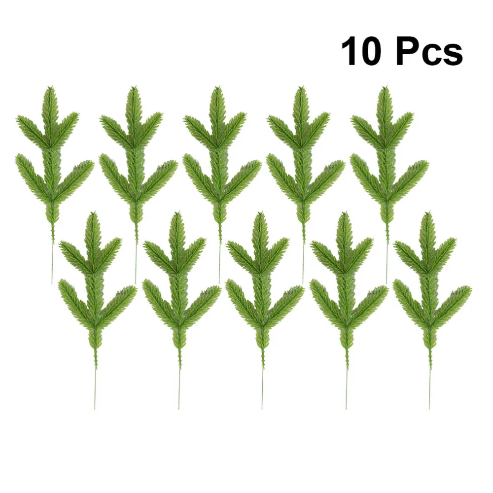 1 Набор листьев ветвей красивая искусственная имитация креативное растение