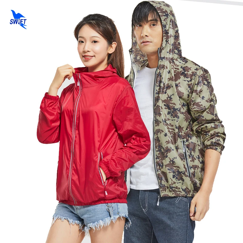 Мужская и женская летняя тонкая быстросохнущая походная куртка