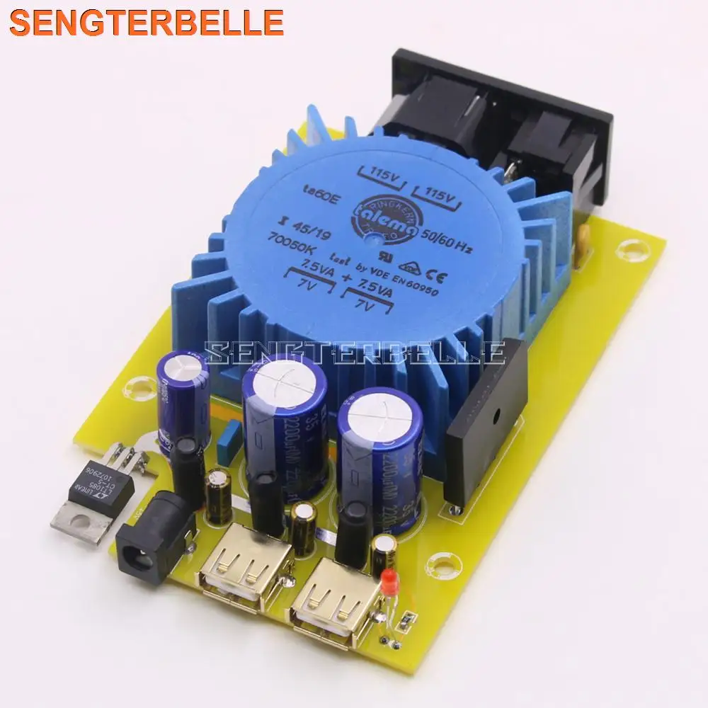 15VA 5V USB DC двойной выход Hi Fi линейный блок питания 15W TALEMA Блок для CAS XMOS Raspberry