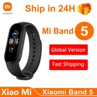 Xiaomi Mi Band 5 глобальная версия умный Браслет AMOLED экран Смарт-Браслет фитнес-трекер Bluetooth спортивный съемный браслет 6
