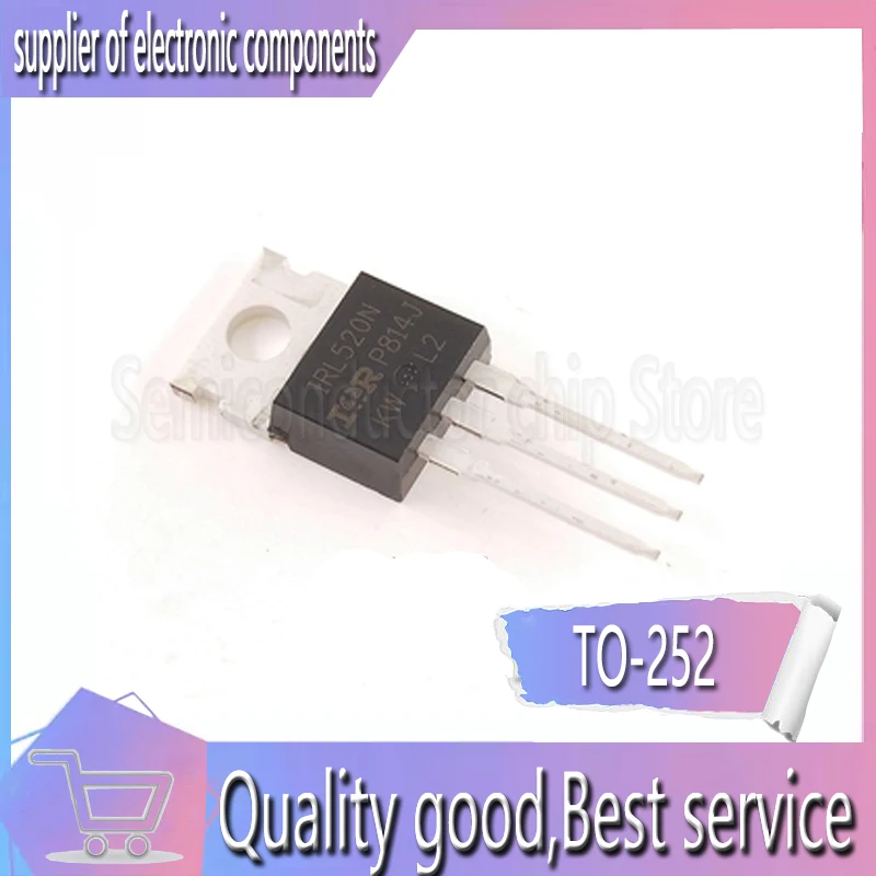 

10pcs/lot IRL520 New Spot TO-220 100V 9.2A