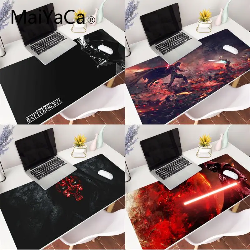 

MaiYaCa Star War Darth Vader Rubber Pad to Mouse Game Gaming Accessories Mousepad Mouse Mat Desk Keyboard xxl Mouse Pad Game
