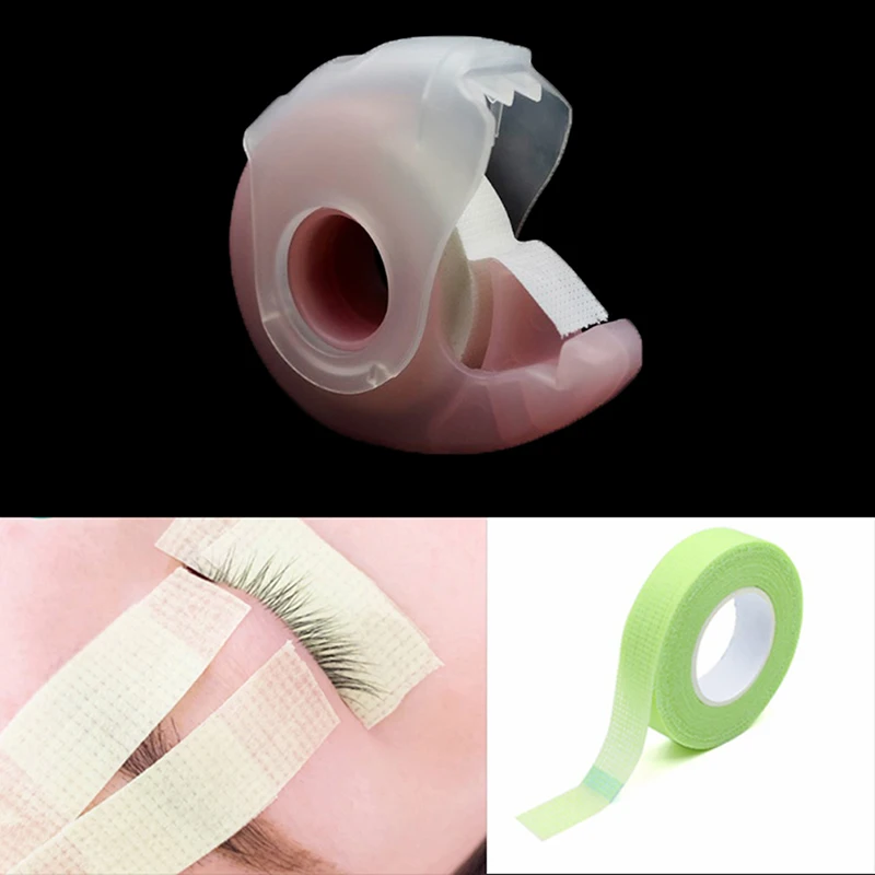 

Eyelash Non-woven Isolation Tapes Cutter Eyelash Extension Under Patches False Eyelashes Supplies Rotating Dispenser Tape Cutter