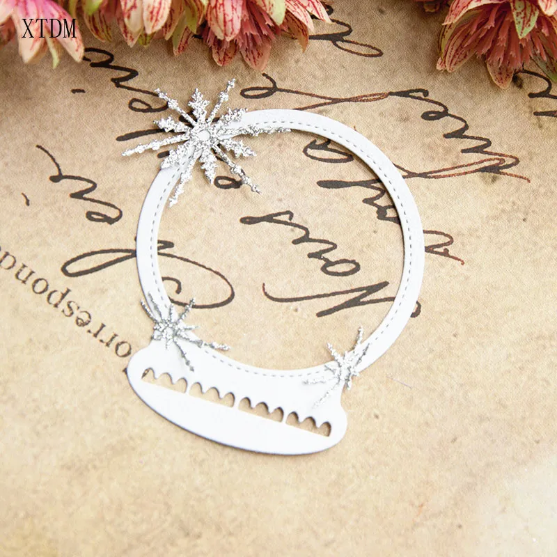 Пресс формы снежинка Хрустальная бутылка металлические изделия высечка