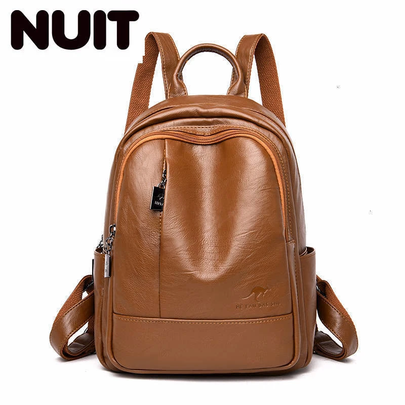 2020 женские кожаные рюкзаки женский рюкзак для путешествий школьные сумки